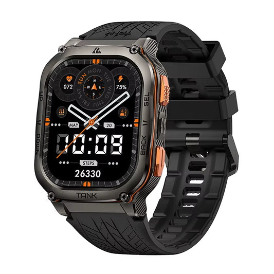 TANK M3 Ultra GPS Smart Watch for Men 480Mah 60Days Battery Compass Altimeter Barometric Bluetooth Call 5ATM Waterproof