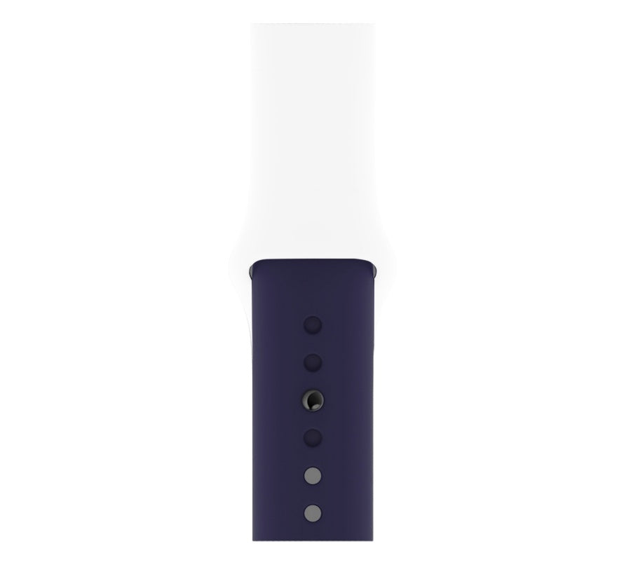Monochrome mix and match silicone strap