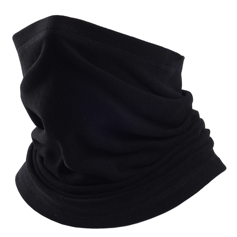 Ski half face cold winter warm hooded scarf