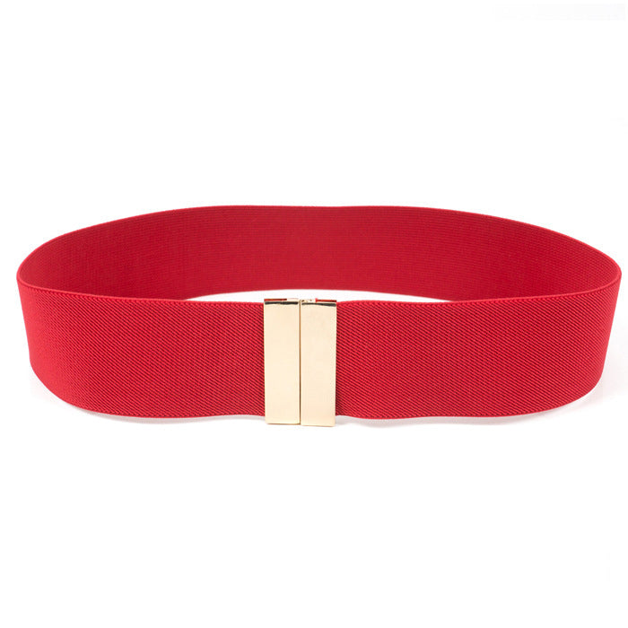 Waistband versatile dress elastic decorative belt