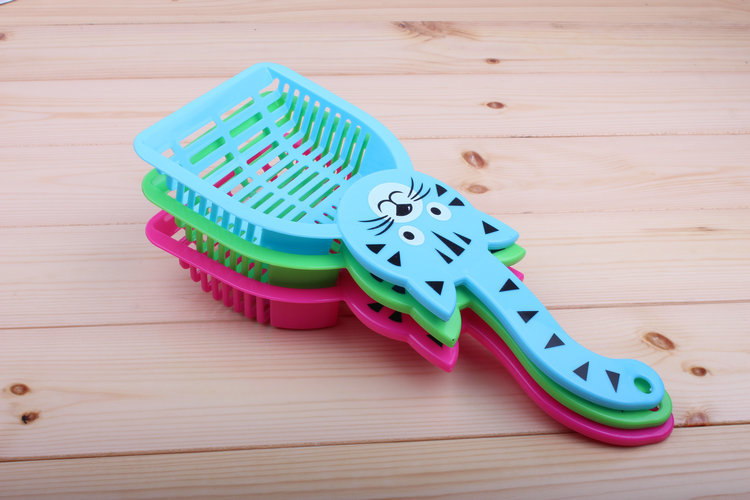 Lovely Plastic Litter Scoop Pet Cat Sand Waste Scooper Shovel Cleaning Tool