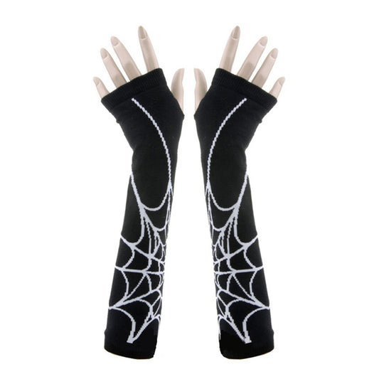 White spider web arm sleeve