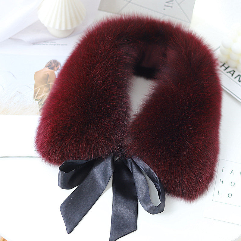 Ladies Winter Detachable Fur Collar
