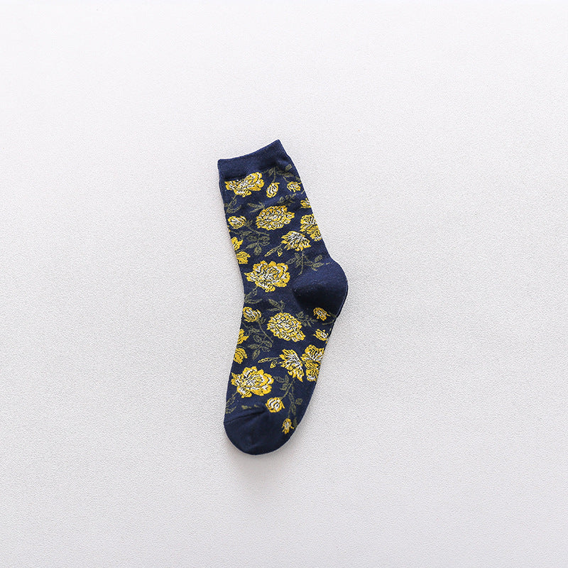 Medium tube color socks