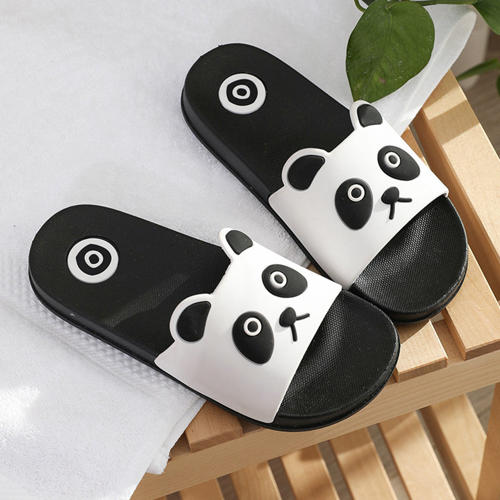 Cute indoor household bath slippers