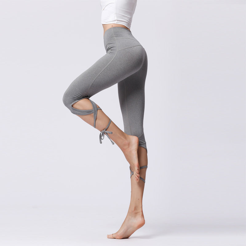 Hip lifting straps sports fitness yoga pants