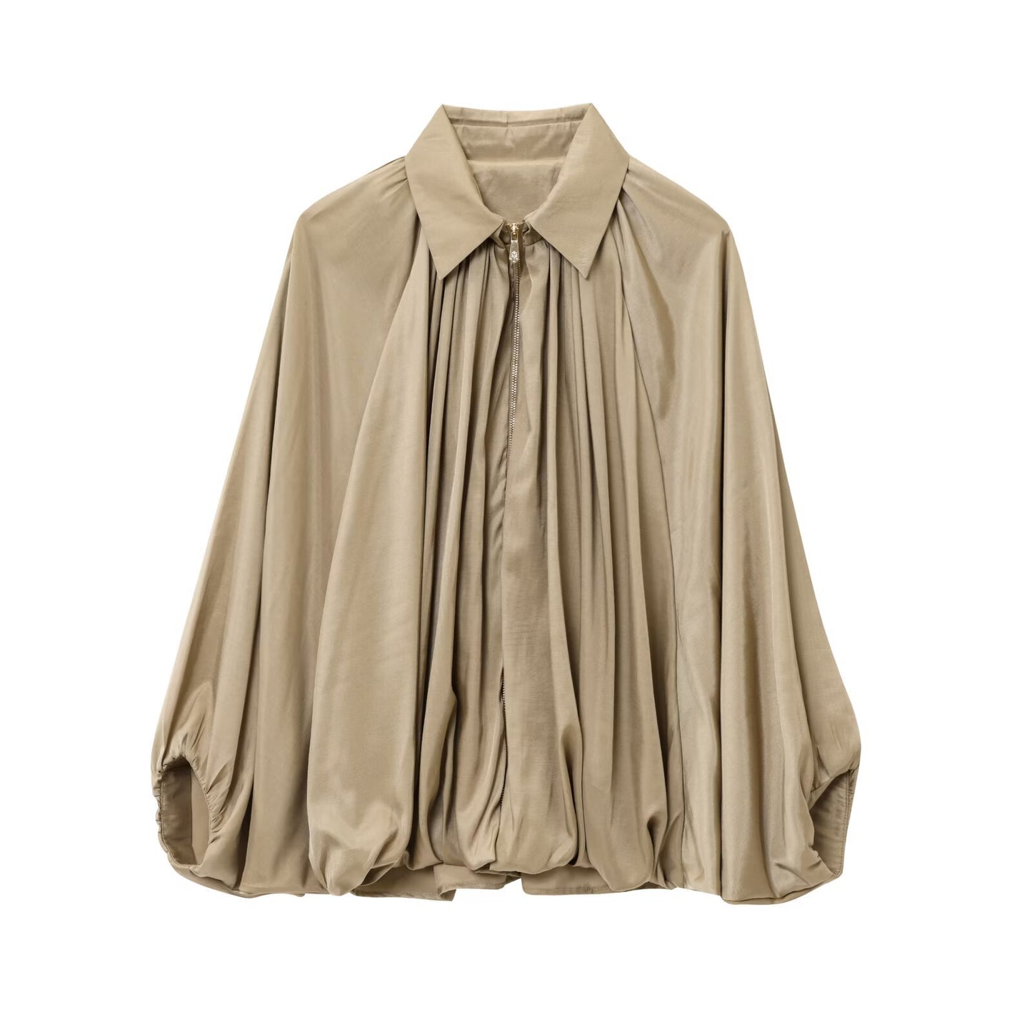 Women's Fashion Personality Puffy Pilot Jacket Coat