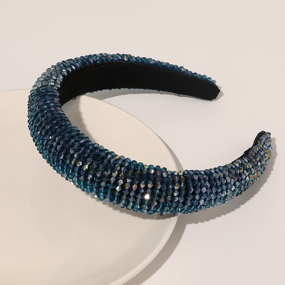 Sponge wide brim handmade headband