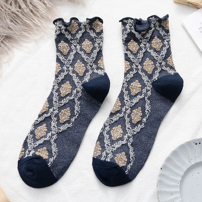 Women's socks Japanese pure cotton