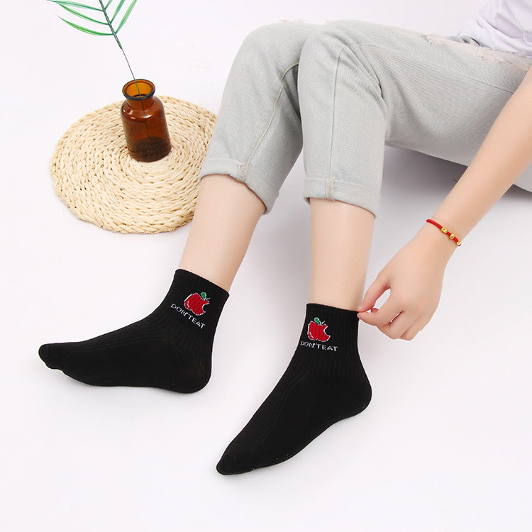 Girls' Personalized Cotton Socks