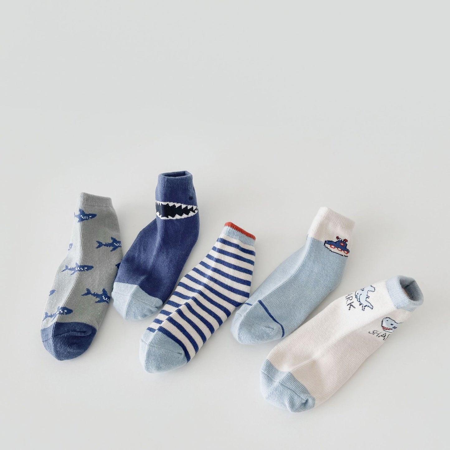 Children's New Cotton Cartoon Korean Alphabet Dinosaur Socks