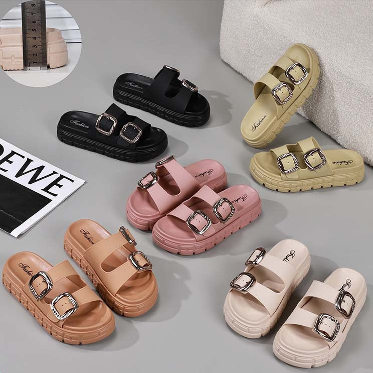 Women's Round Head Open Toe Beach Shoes