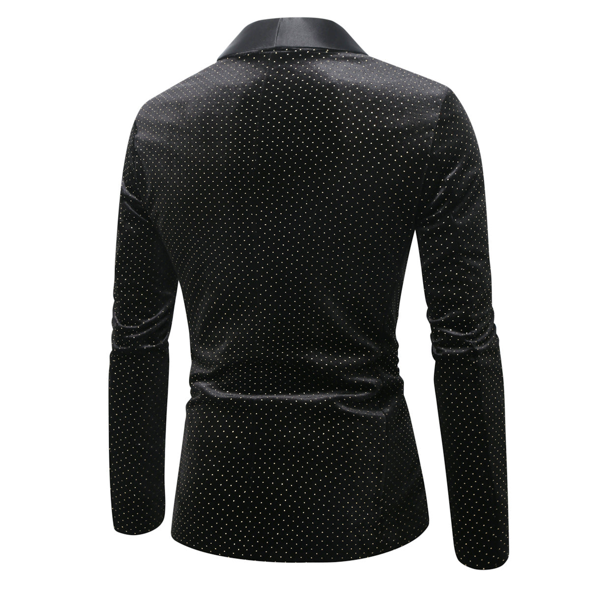Men Casual Loose Versatile Color Blocked Order A Suit Jacket