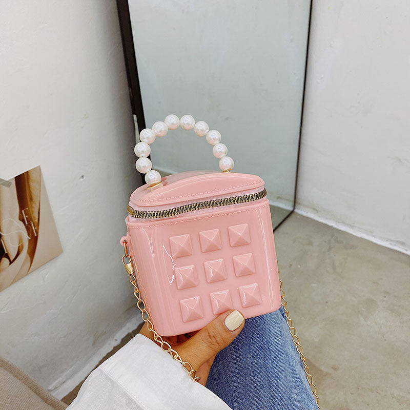 Handheld Pearl Chain Bag Slung For Women