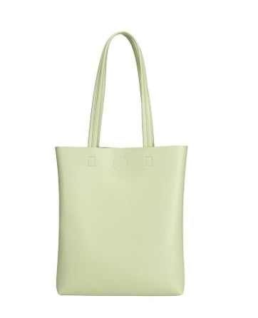 Korean Style Soft Leather Tote Bag Student All-match Simple
