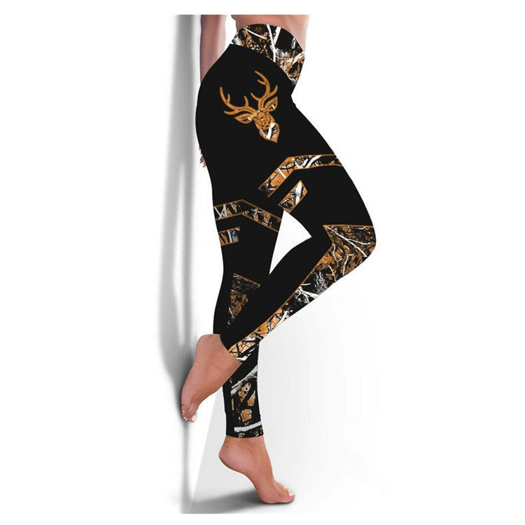 Women's Slim Type High Waist Small Feet Yoga Leggings