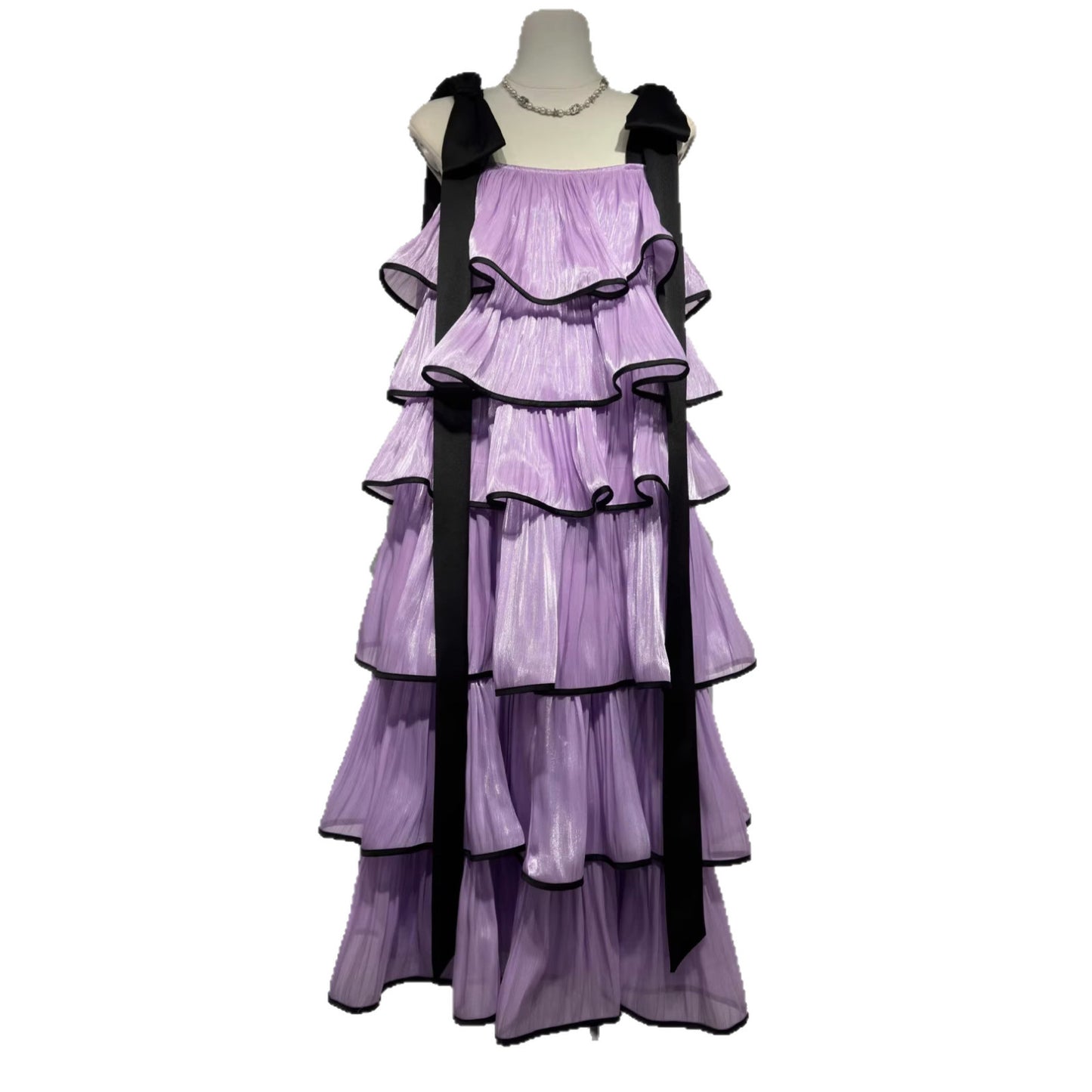 French Chic Camisole Dress For Women With Ruffled Hem