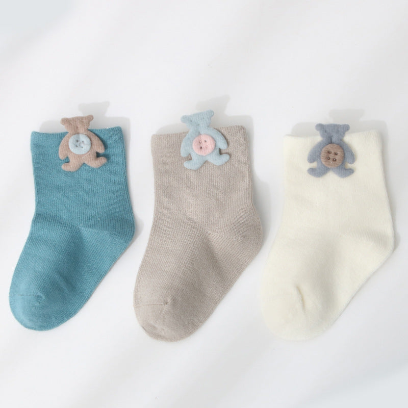 Tegneserie tilbehør Babysokker Benløse baby bomuldssokker