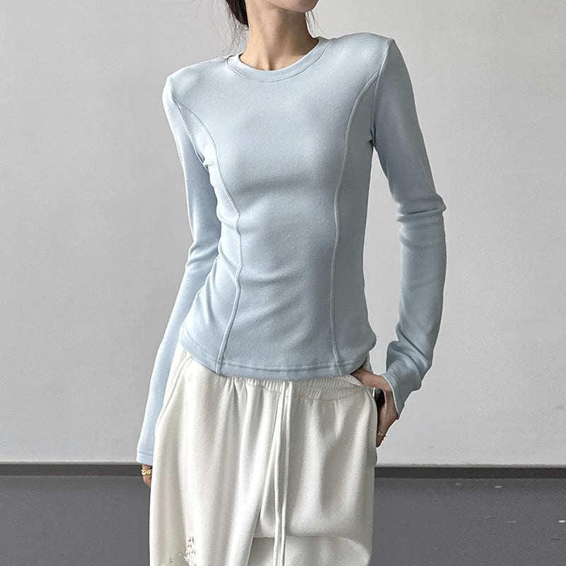 Womens Long Sleeve T Shirt Base Top
