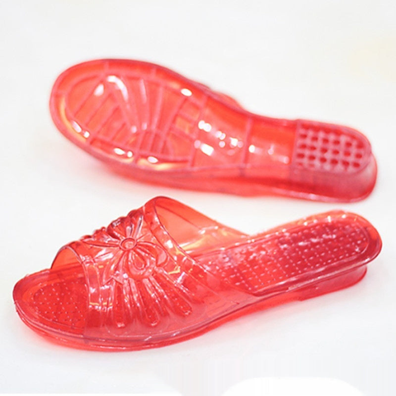 Glitter Crystal Slippers Transparent Non-slip Surprise Birthday Gift