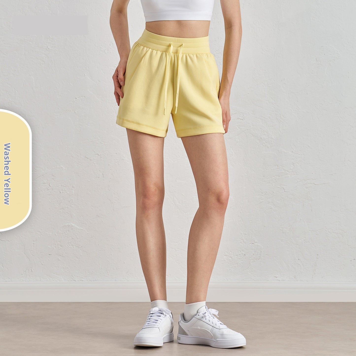 Layer Loose And Simple Yoga Shorts