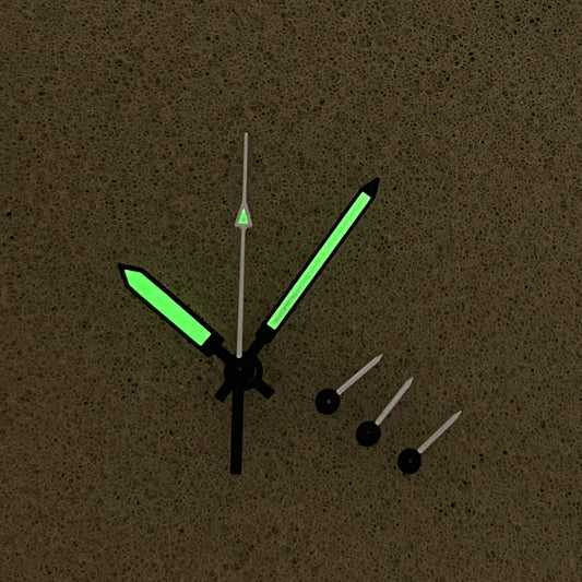 VK63 Black White Green Luminous Watch Pointer Accessories