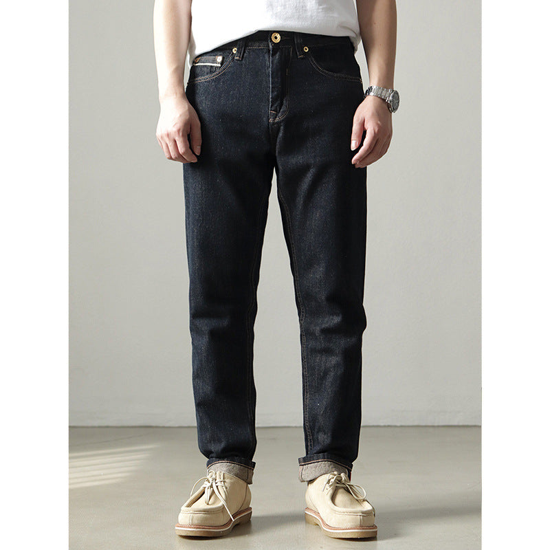 Red And White Red Ear Denim Jeans For Men