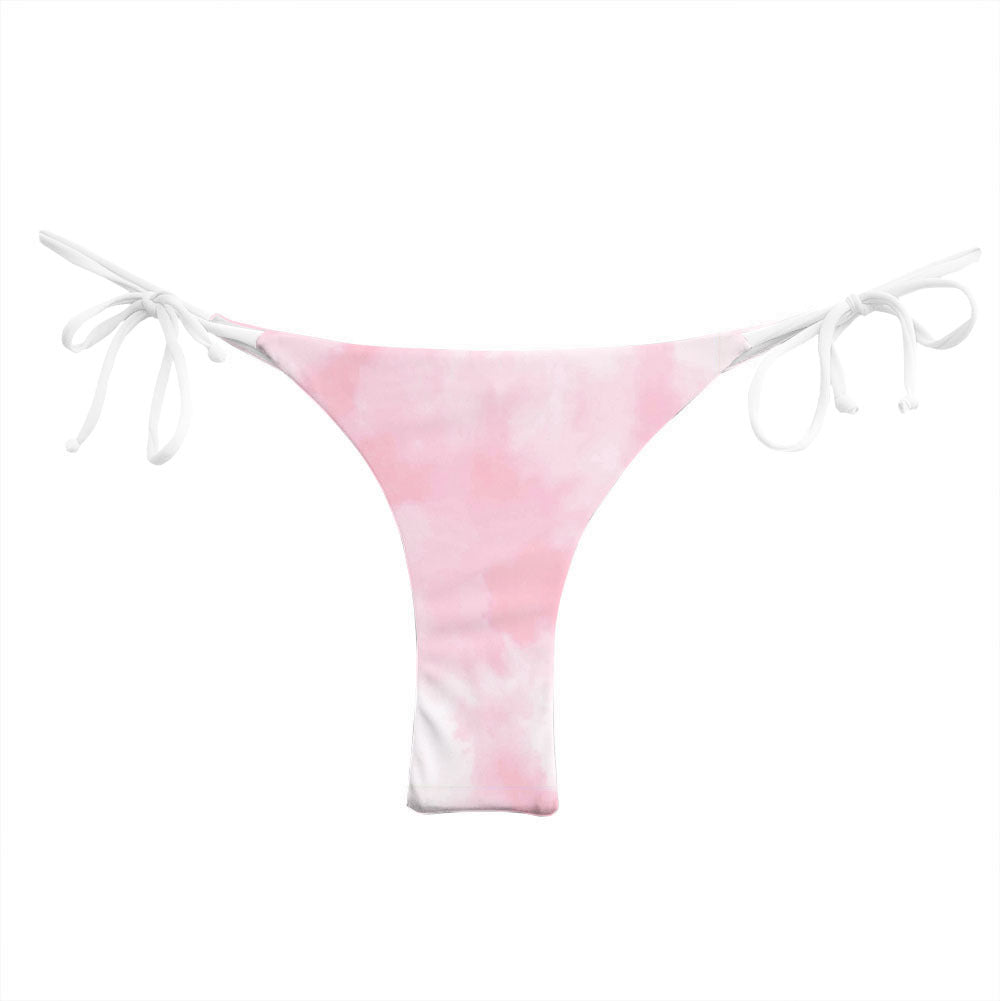 Women's Fashion Printed Lace Up Swimming Trunks