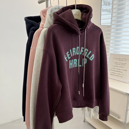 Casual, Laid-back Hooded Sweatshirt