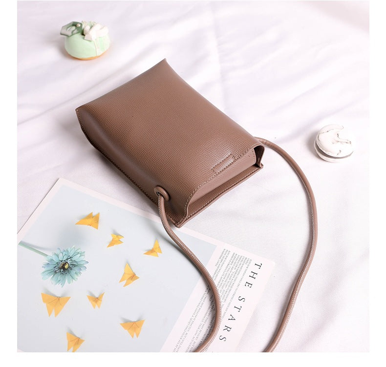 Newomen's Fashion Simple Korean Style Vertical Mobile Phone Bag