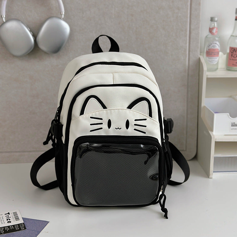 Korean Version Cartoon Large Capacity Casual Backpack