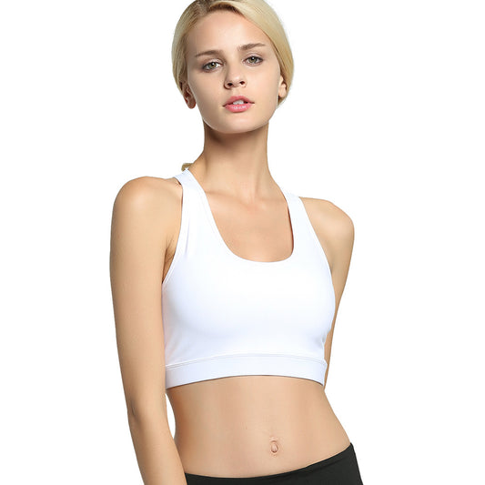 Women's Shockproof Gathered Portable Quick-drying Yoga Bra Fitness Clothes
