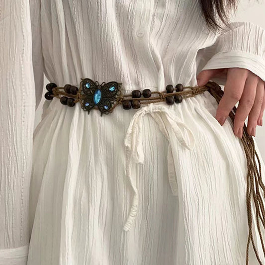 Women's Retro Ethnic Style Hand-woven Belt