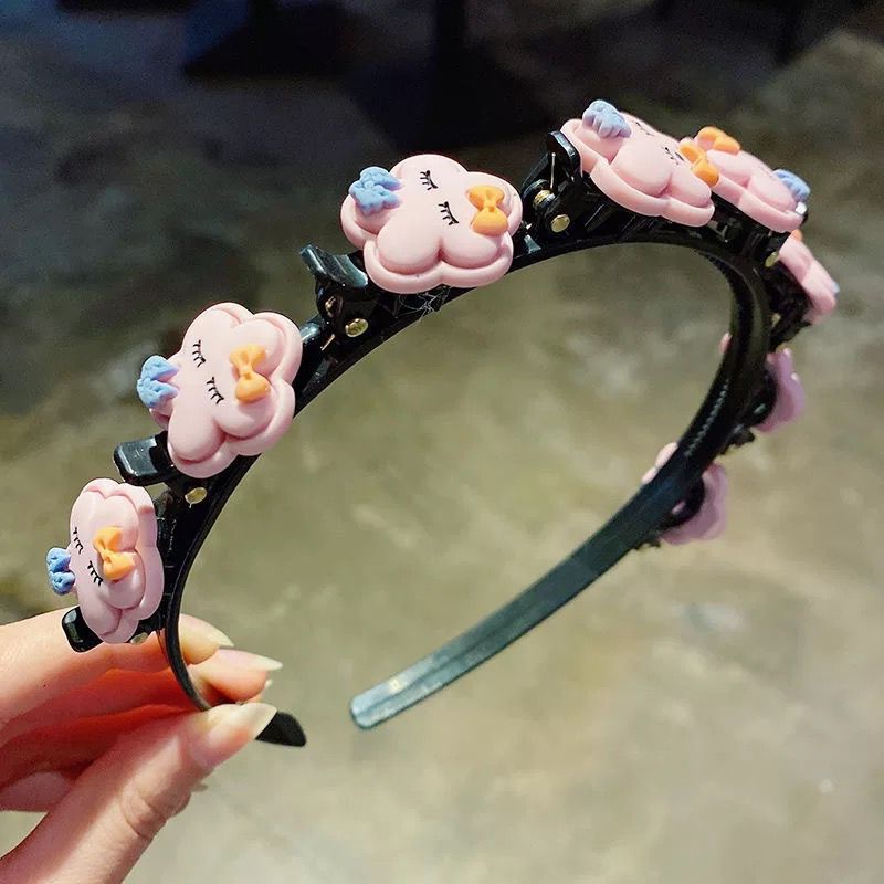 Cartoon Fruit Headband Multi-layer Hollow Woven Hairpin