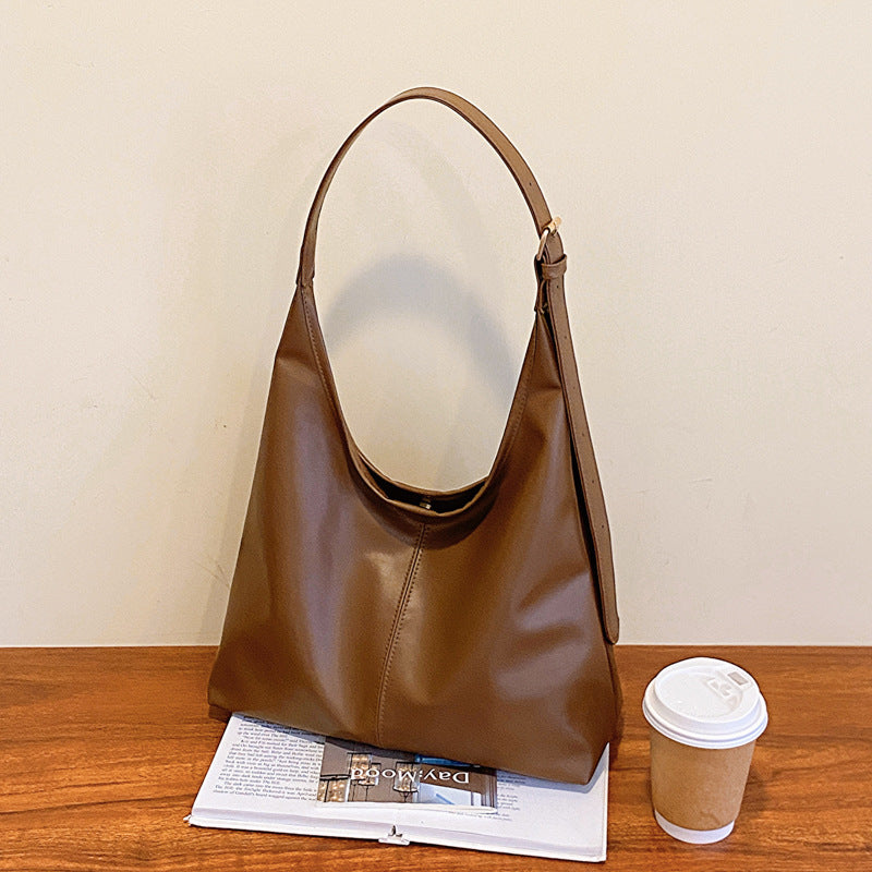 Retro Textured Shoulder Bag For Women