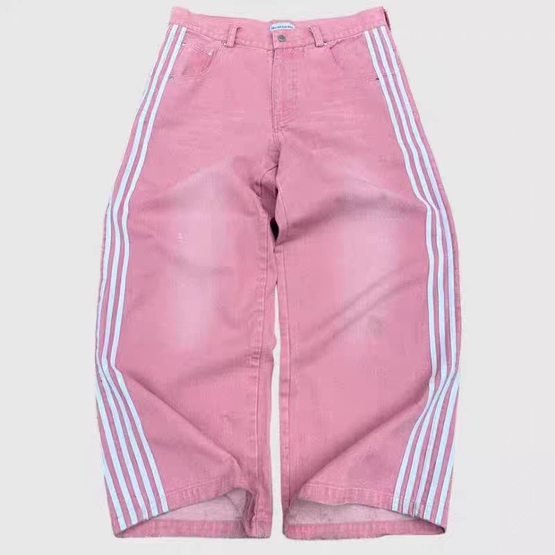 Loose Casual American Retro Harajuku Personality Street Jeans