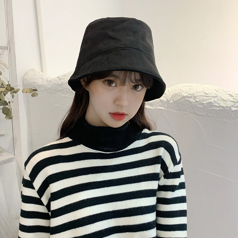 Solid Color Bucket Hat Male Tide Outdoor