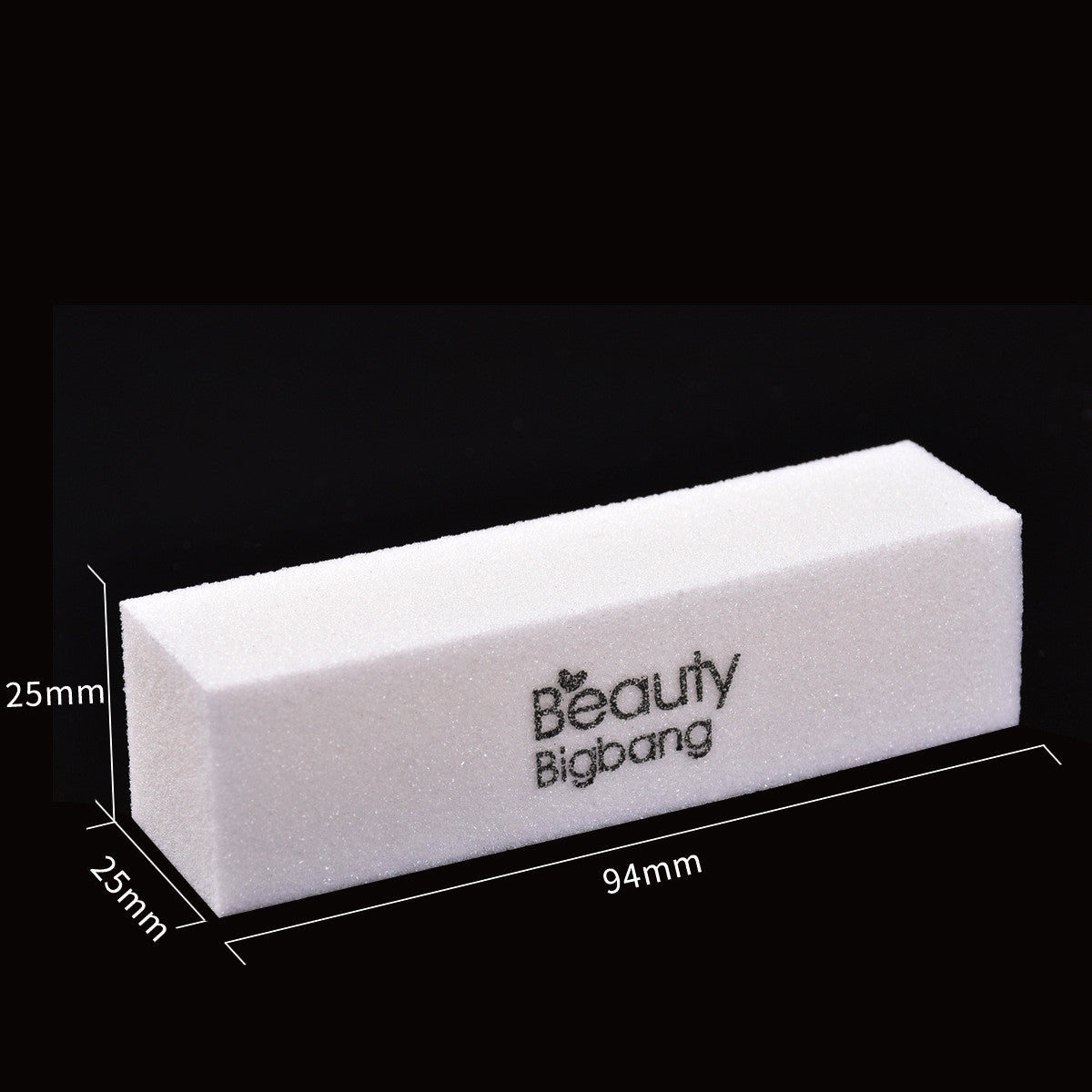 Manicure white tofu block polishing strips