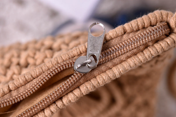 Mori Girl Crossbody Hand-woven Cotton Tassel Bag