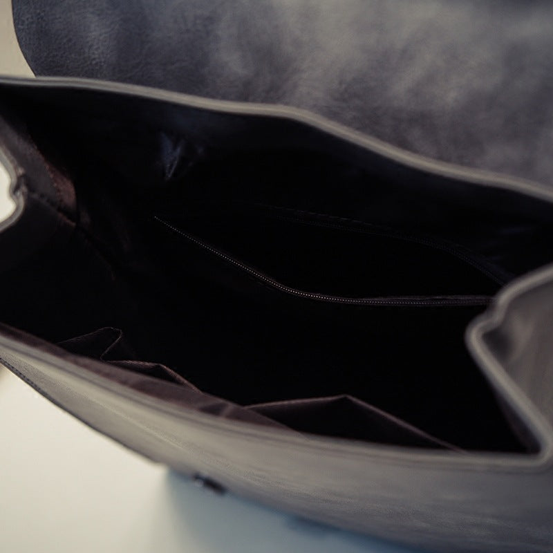 Leather ladies backpack