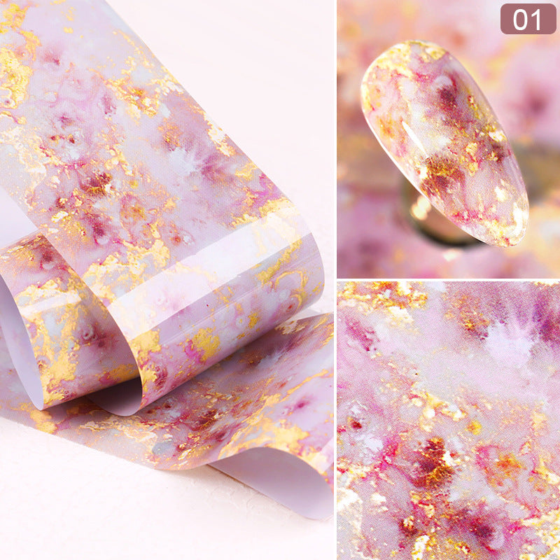 Marble Stained Starry Paper