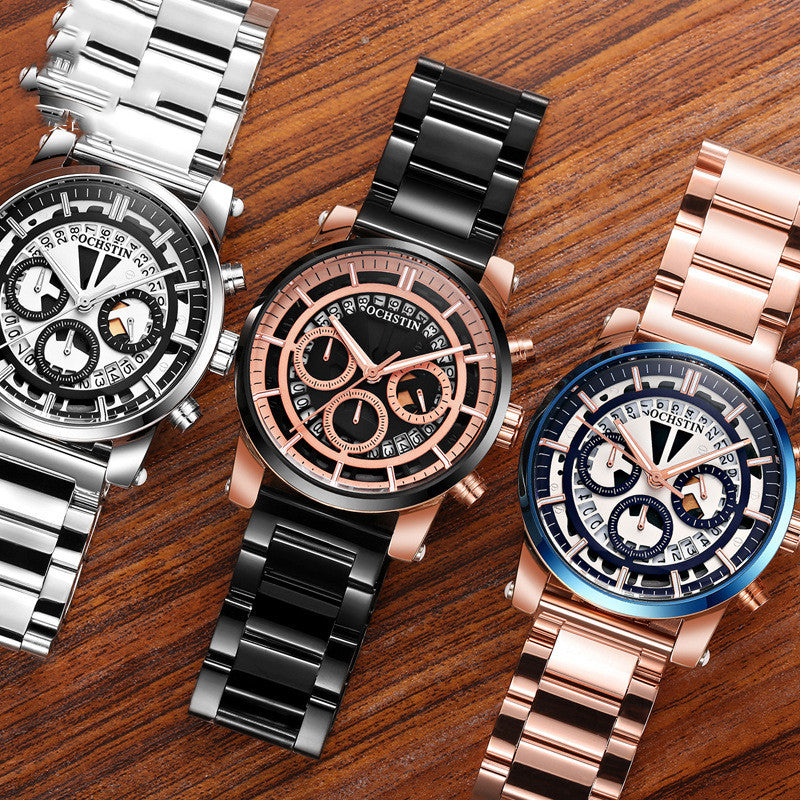 Sexual fashion hollow luminous water watch