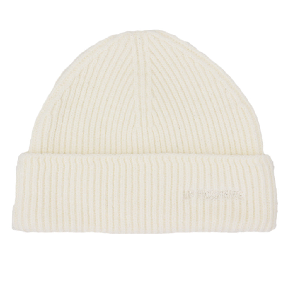 Women's Thick Knitted Woolen Hat To Keep Warm