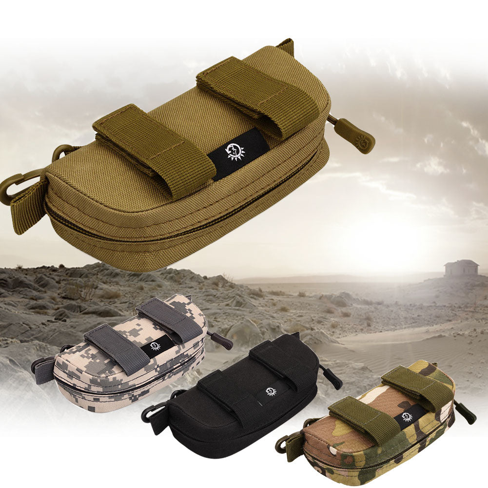 Riding camouflage glasses case