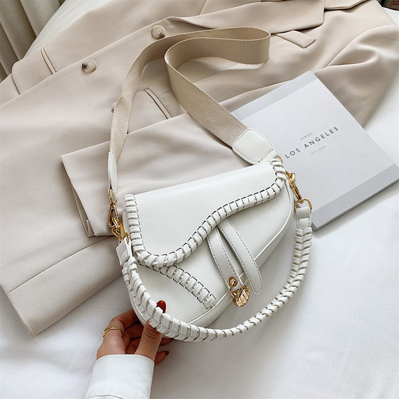 Western style small square bag wild net red bag fashion saddle bag