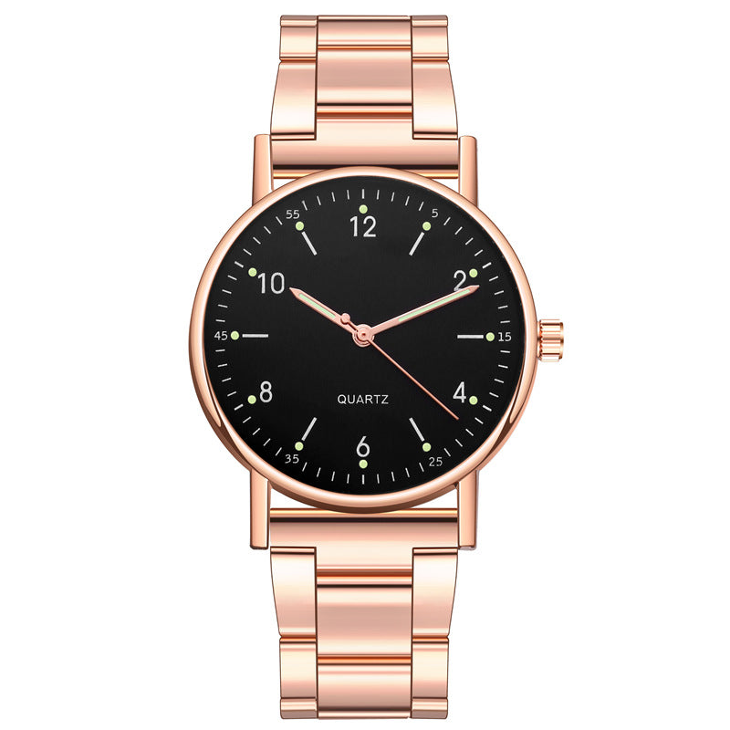 Fashion Luminous Men's Steel Band Quartz Watch