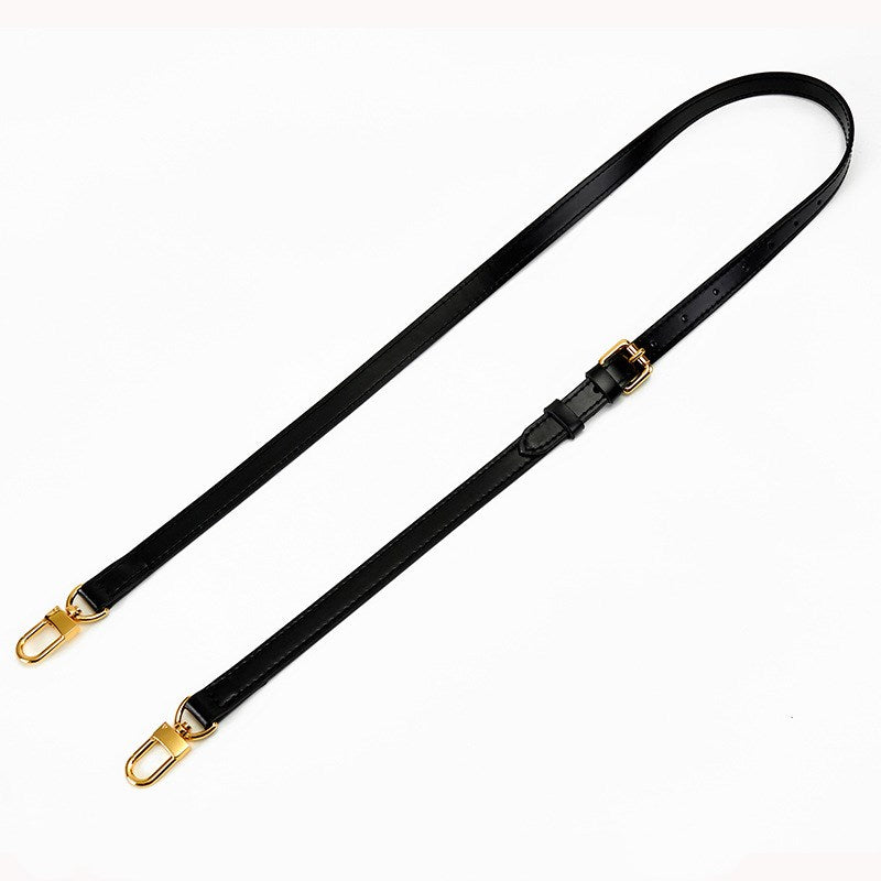 Double-sided cowhide shoulder strap