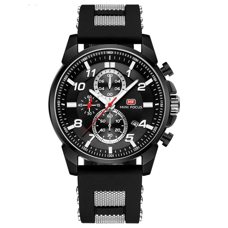 Multifunctional Sports Men's Watch With Three Eyes And Six Needles