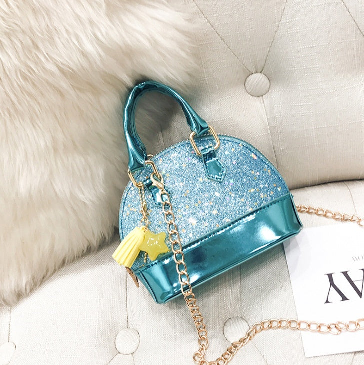 Mini Cute Shell Shoulder Bag Kids All-Match Key Coin Purse Cartoon Lovely Messenger Bag little girls present