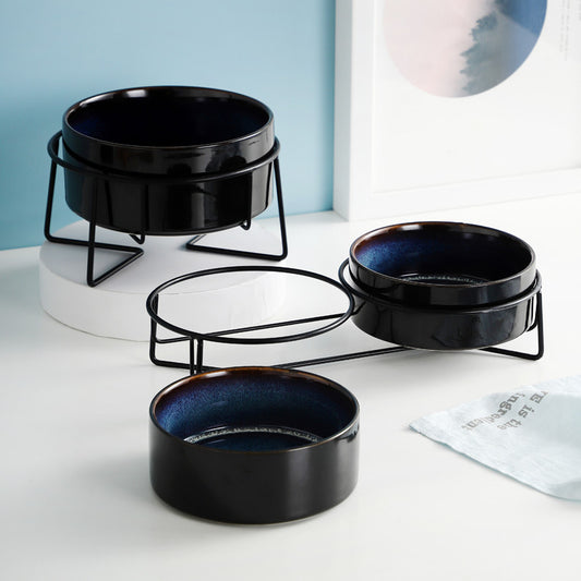 Protect The Cervical Spine Ceramic Pet Eating Bowl